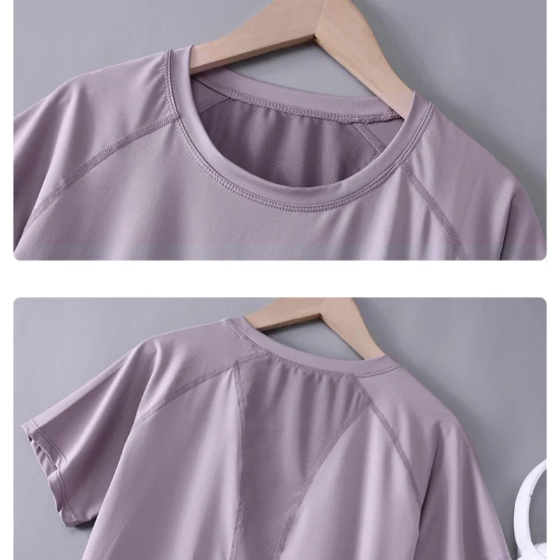 Quick-Dry Yoga T-Shirt