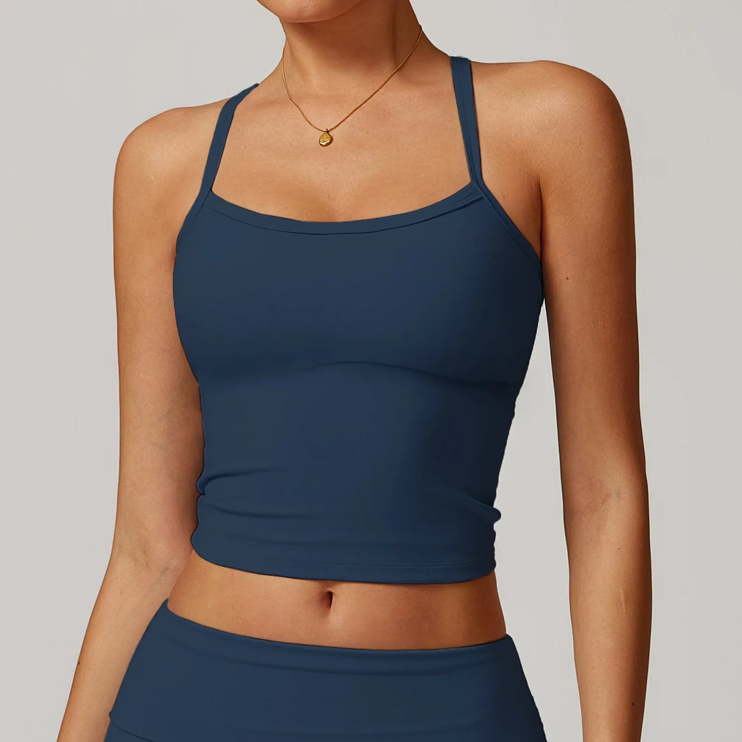 Cross Back Shockproof Yoga Top