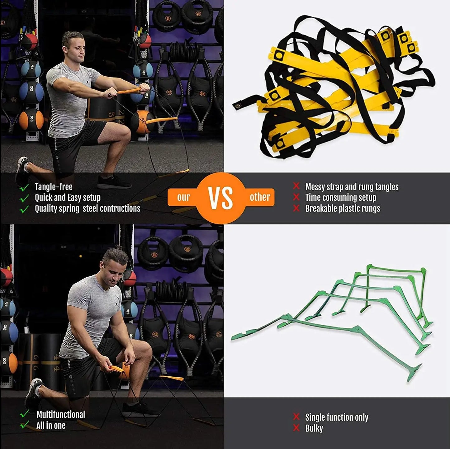 Ladder Speed Training Footwork Equipment