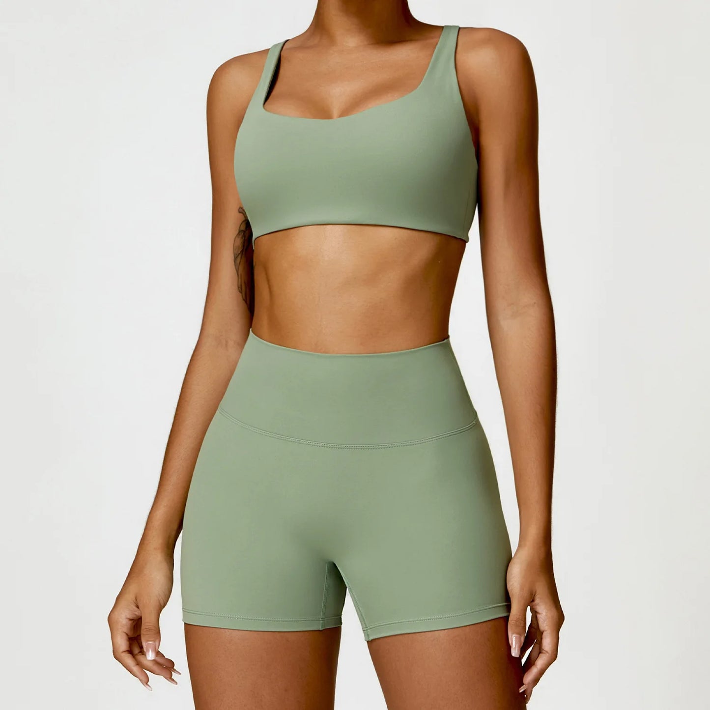 Long Sleeve Gym Workout Suit Set
