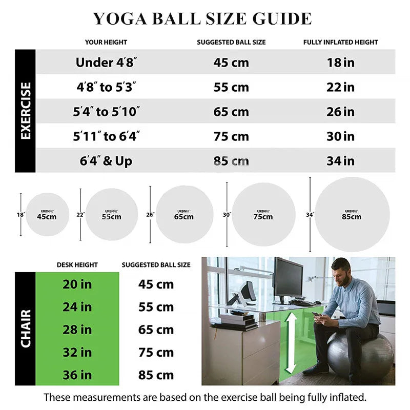 Explosion-Proof Balance Yoga Ball