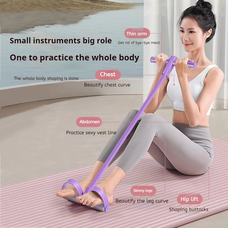 6-Tube Resistance Band Pedal Puller