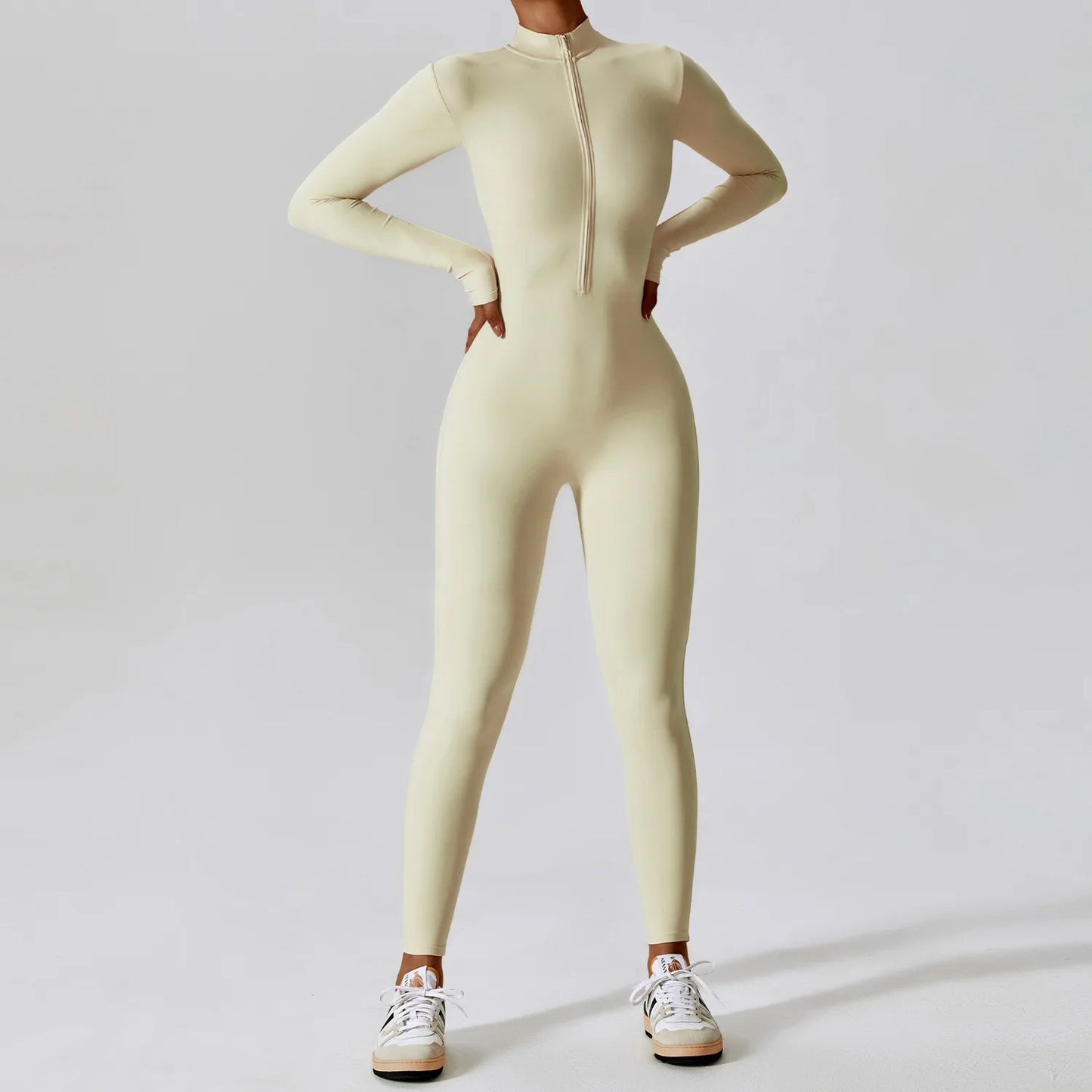 One-Piece Long Sleeve Jumpsuit
