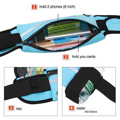 Unisex Running Waist Bag Sports Belt