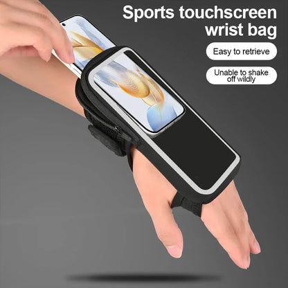 Touchscreen Running Armband – Breathable Wrist Bag