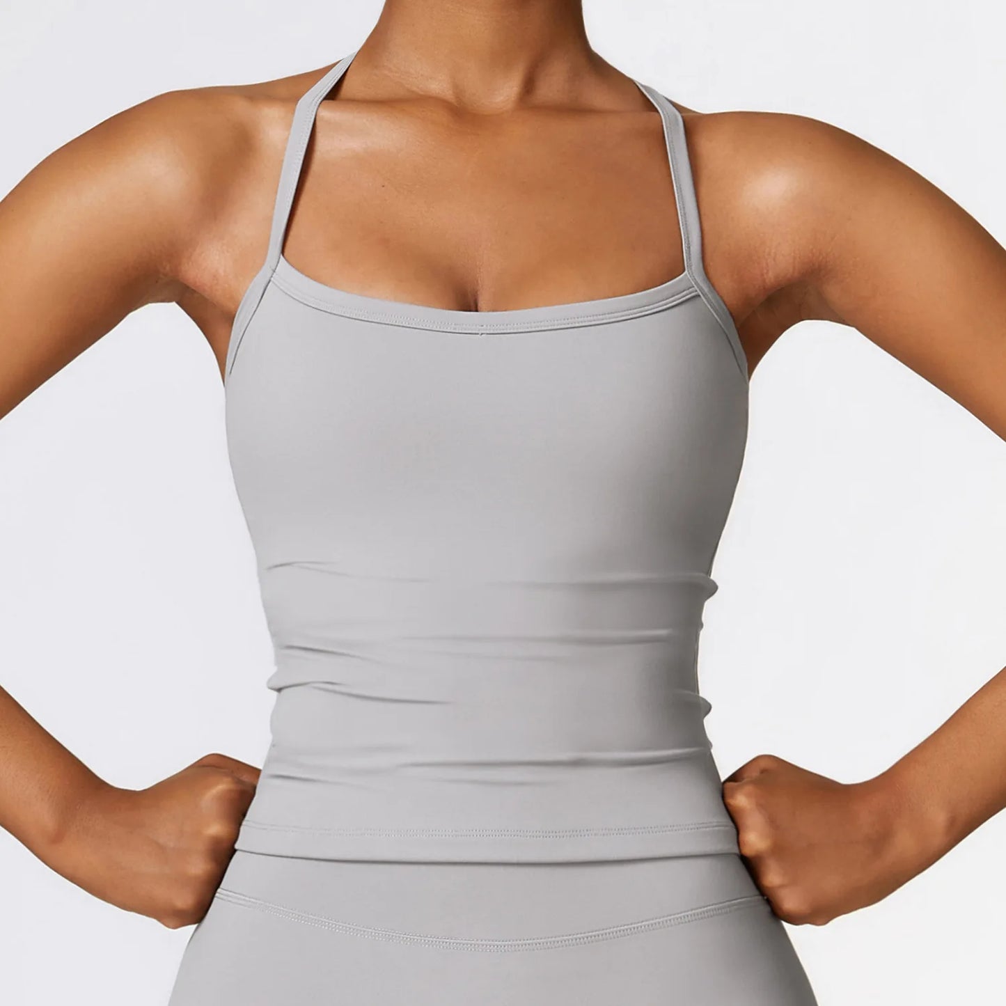 Cross Back Shockproof Yoga Top
