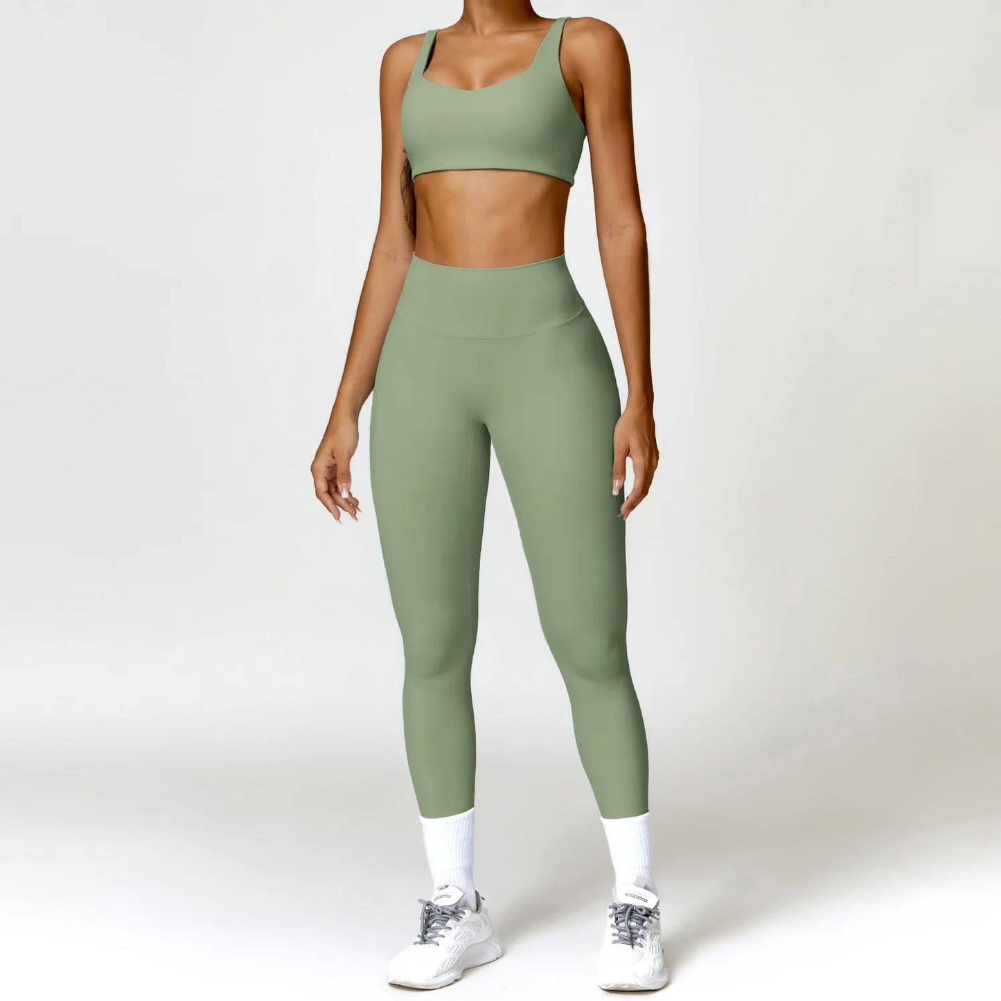 Long Sleeve Gym Workout Suit Set