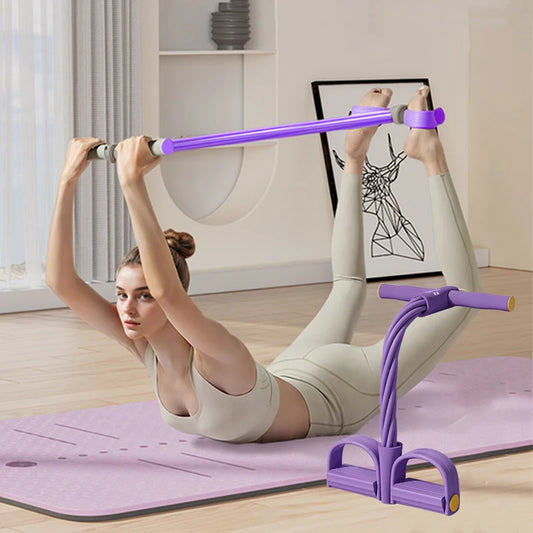 6-Tube Resistance Band Pedal Puller