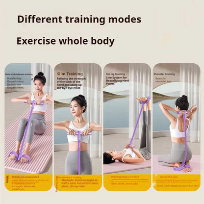6-Tube Resistance Band Pedal Puller