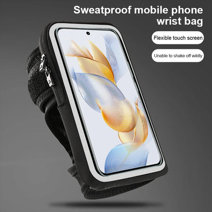 Touchscreen Running Armband – Breathable Wrist Bag