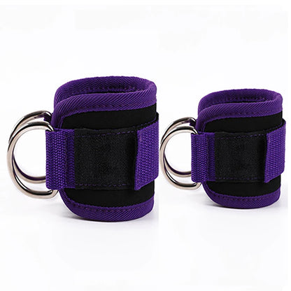 2PCS Ankle Straps D-Ring Cable Cuffs