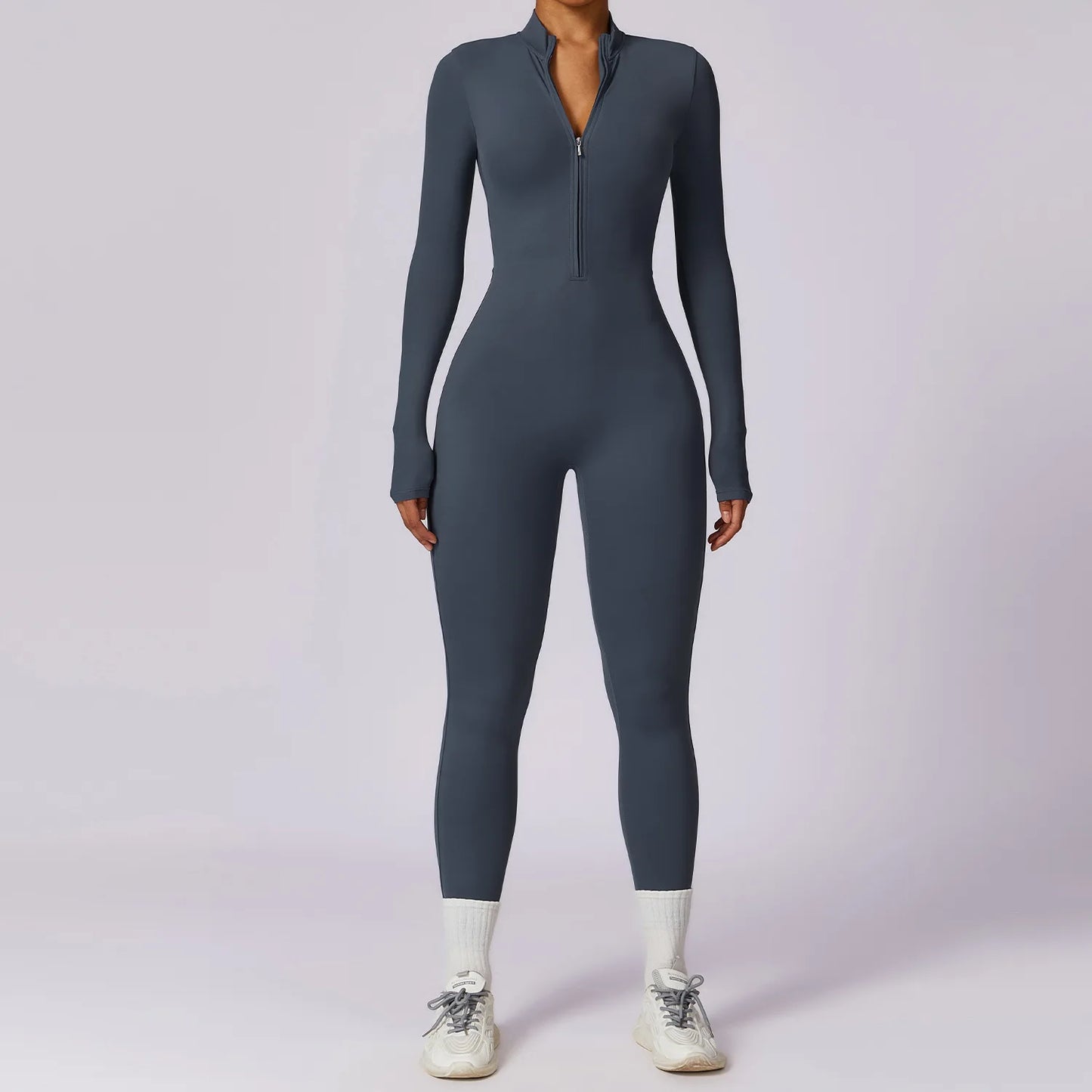 One-Piece Long Sleeve Jumpsuit