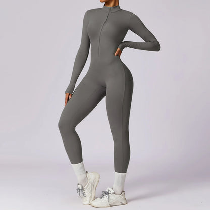 One-Piece Long Sleeve Jumpsuit