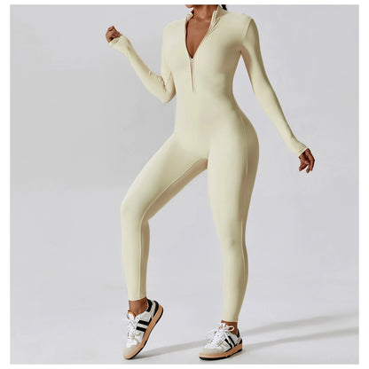 One-Piece Long Sleeve Jumpsuit