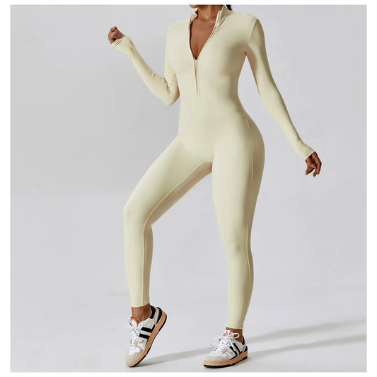 One-Piece Long Sleeve Jumpsuit