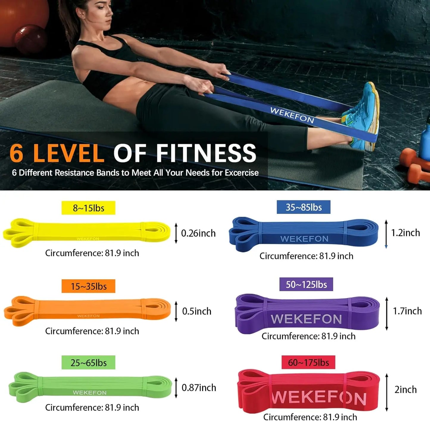 5 Resistance Bands Set
