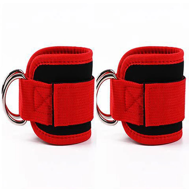 2PCS Ankle Straps D-Ring Cable Cuffs