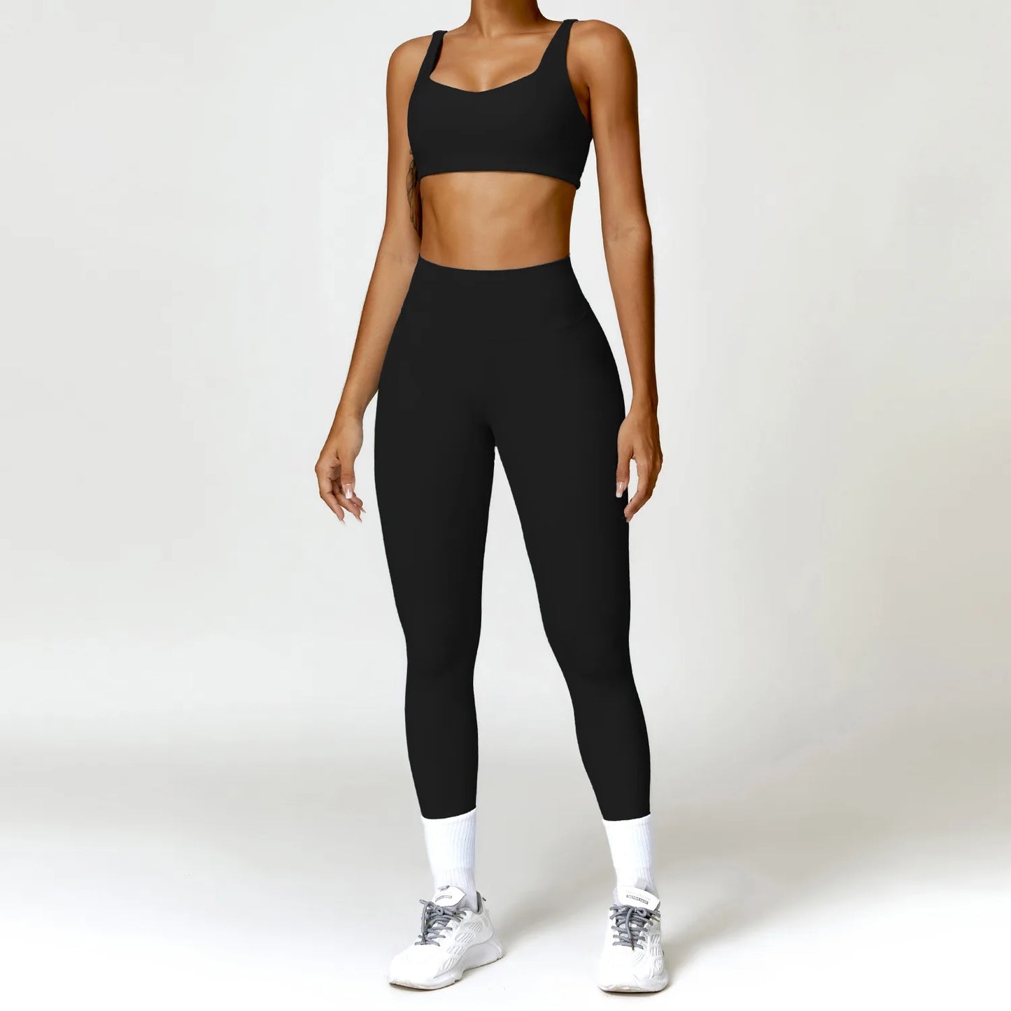 Long Sleeve Gym Workout Suit Set