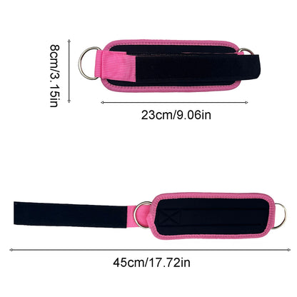 2PCS Ankle Straps D-Ring Cable Cuffs