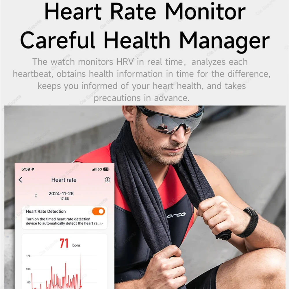 Smart Fitness Watch Waterproof Tracker