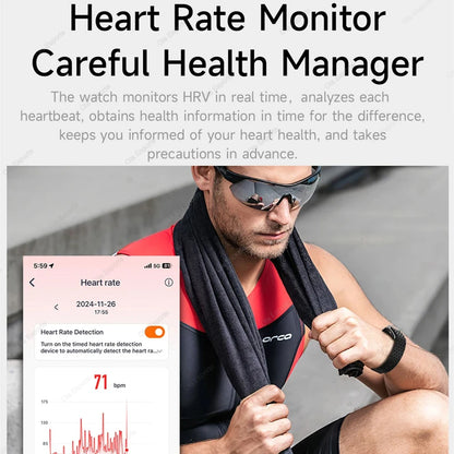Smart Fitness Watch Waterproof Tracker