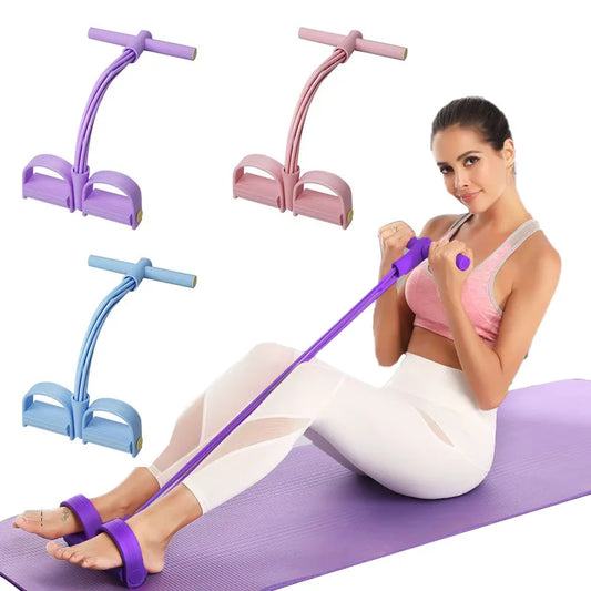 6-Tube Resistance Band Pedal Puller