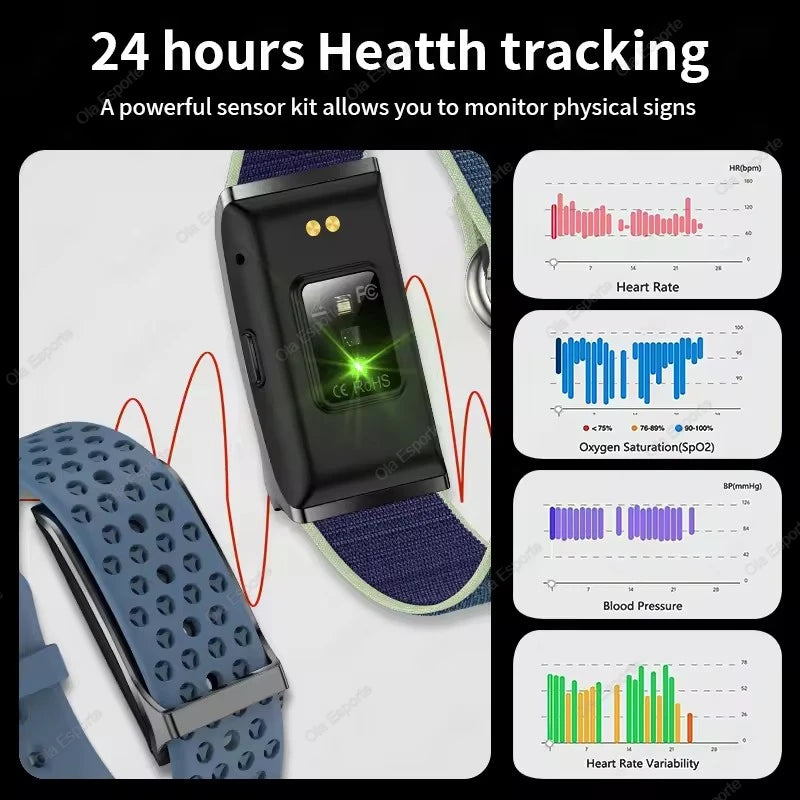 Smart Fitness Watch Waterproof Tracker