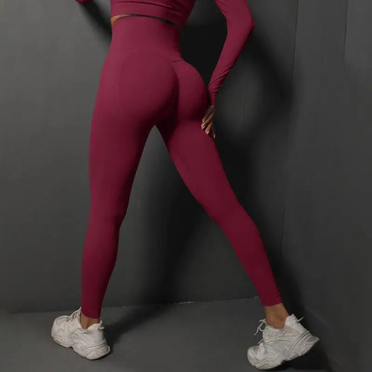 Seamless High-Waist Push-Up Leggings