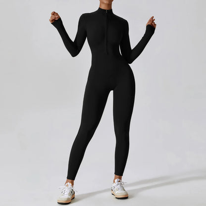 One-Piece Long Sleeve Jumpsuit