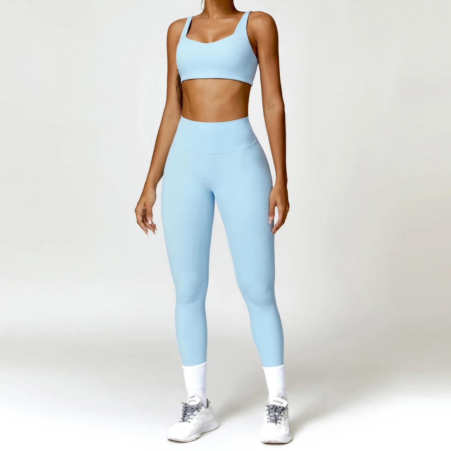 Long Sleeve Gym Workout Suit Set