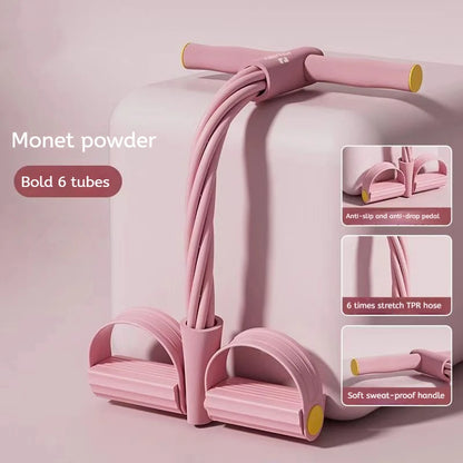 6-Tube Resistance Band Pedal Puller