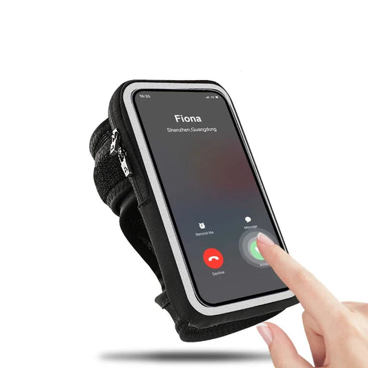 Touchscreen Running Armband – Breathable Wrist Bag
